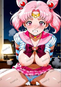 セーラームーン ちびうさ　美少女戦士セーラームーン　A4サイズ ポスター 高精細ポスター イラスト 同人 高品質 アニメ 86A2G