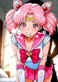 セーラームーン ちびうさ　美少女戦士セーラームーン　A4サイズ ポスター 高精細ポスター イラスト 同人 高品質 アニメ 86A2M