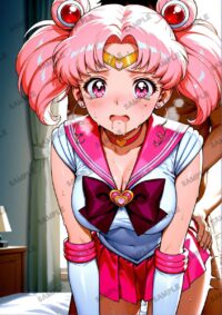 セーラームーン ちびうさ　美少女戦士セーラームーン　A4サイズ ポスター 高精細ポスター イラスト 同人 高品質 アニメ 86A2R