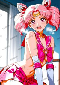 セーラームーン ちびうさ　美少女戦士セーラームーン　A4サイズ ポスター 高精細ポスター イラスト 同人 高品質 アニメ 86A2S