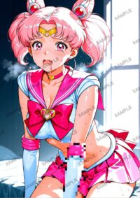 セーラームーン ちびうさ　美少女戦士セーラームーン　A4サイズ ポスター 高精細ポスター イラスト 同人 高品質 アニメ 86A34