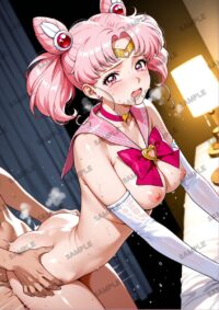 セーラームーン ちびうさ　美少女戦士セーラームーン　A4サイズ ポスター 高精細ポスター イラスト 同人 高品質 アニメ 86A36