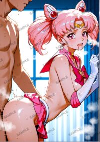 セーラームーン ちびうさ　美少女戦士セーラームーン　A4サイズ ポスター 高精細ポスター イラスト 同人 高品質 アニメ 86A3P