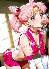 セーラームーン ちびうさ　美少女戦士セーラームーン　A4サイズ ポスター 高精細ポスター イラスト 同人 高品質 アニメ 86A3Q