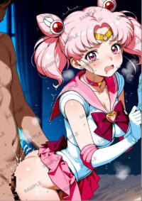 セーラームーン ちびうさ　美少女戦士セーラームーン　A4サイズ ポスター 高精細ポスター イラスト 同人 高品質 アニメ 86A3S