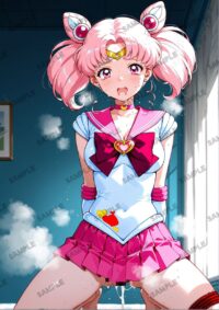 セーラームーン ちびうさ　美少女戦士セーラームーン　A4サイズ ポスター 高精細ポスター イラスト 同人 高品質 アニメ 86A42