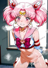 セーラームーン ちびうさ　美少女戦士セーラームーン　A4サイズ ポスター 高精細ポスター イラスト 同人 高品質 アニメ 86A44