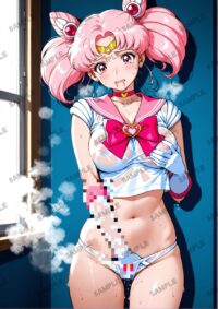 セーラームーン ちびうさ　美少女戦士セーラームーン　A4サイズ ポスター 高精細ポスター イラスト 同人 高品質 アニメ 86A45