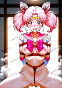セーラームーン ちびうさ　美少女戦士セーラームーン　A4サイズ ポスター 高精細ポスター イラスト 同人 高品質 アニメ 86A4I