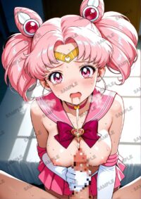 セーラームーン ちびうさ　美少女戦士セーラームーン　A4サイズ ポスター 高精細ポスター イラスト 同人 高品質 アニメ 86A4S