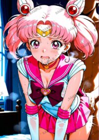 セーラームーン ちびうさ　美少女戦士セーラームーン　A4サイズ ポスター 高精細ポスター イラスト 同人 高品質 アニメ 86A5I