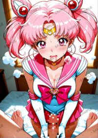 セーラームーン ちびうさ　美少女戦士セーラームーン　A4サイズ ポスター 高精細ポスター イラスト 同人 高品質 アニメ 86A5J
