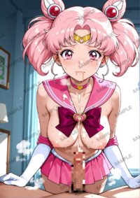 セーラームーン ちびうさ　美少女戦士セーラームーン　A4サイズ ポスター 高精細ポスター イラスト 同人 高品質 アニメ 86A6F