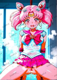 セーラームーン ちびうさ　美少女戦士セーラームーン　A4サイズ ポスター 高精細ポスター イラスト 同人 高品質 アニメ 86A71
