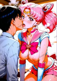 セーラームーン ちびうさ　美少女戦士セーラームーン　A4サイズ ポスター 高精細ポスター イラスト 同人 高品質 アニメ 86A76