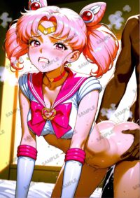 セーラームーン ちびうさ　美少女戦士セーラームーン　A4サイズ ポスター 高精細ポスター イラスト 同人 高品質 アニメ 86A7S