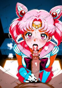 セーラームーン ちびうさ　美少女戦士セーラームーン　A4サイズ ポスター 高精細ポスター イラスト 同人 高品質 アニメ 86A7T