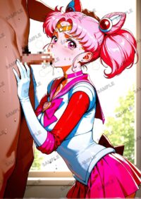セーラームーン ちびうさ　美少女戦士セーラームーン　A4サイズ ポスター 高精細ポスター イラスト 同人 高品質 アニメ 86A7Y