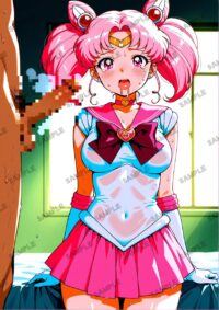 セーラームーン ちびうさ　美少女戦士セーラームーン　A4サイズ ポスター 高精細ポスター イラスト 同人 高品質 アニメ 86A8B