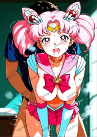 セーラームーン ちびうさ　美少女戦士セーラームーン　A4サイズ ポスター 高精細ポスター イラスト 同人 高品質 アニメ 86A8I