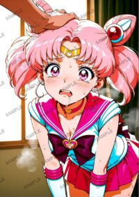 セーラームーン ちびうさ　美少女戦士セーラームーン　A4サイズ ポスター 高精細ポスター イラスト 同人 高品質 アニメ 86A95