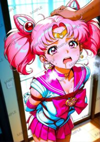 セーラームーン ちびうさ　美少女戦士セーラームーン　A4サイズ ポスター 高精細ポスター イラスト 同人 高品質 アニメ 86A9B