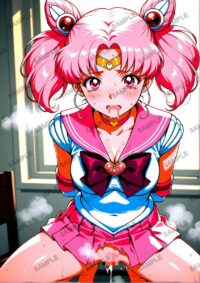 セーラームーン ちびうさ　美少女戦士セーラームーン　A4サイズ ポスター 高精細ポスター イラスト 同人 高品質 アニメ 86A9E
