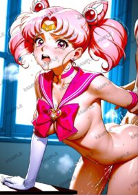 セーラームーン ちびうさ　美少女戦士セーラームーン　A4サイズ ポスター 高精細ポスター イラスト 同人 高品質 アニメ 86A9H