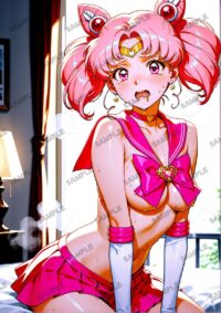 セーラームーン ちびうさ　美少女戦士セーラームーン　A4サイズ ポスター 高精細ポスター イラスト 同人 高品質 アニメ 86A9K