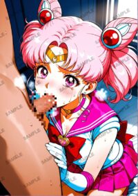セーラームーン ちびうさ　美少女戦士セーラームーン　A4サイズ ポスター 高精細ポスター イラスト 同人 高品質 アニメ 86A9L