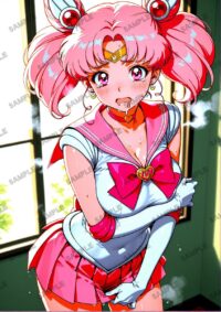 セーラームーン ちびうさ　美少女戦士セーラームーン　A4サイズ ポスター 高精細ポスター イラスト 同人 高品質 アニメ 86A9M