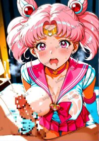 セーラームーン ちびうさ　美少女戦士セーラームーン　A4サイズ ポスター 高精細ポスター イラスト 同人 高品質 アニメ 86A9N