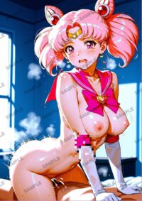 セーラームーン ちびうさ　美少女戦士セーラームーン　A4サイズ ポスター 高精細ポスター イラスト 同人 高品質 アニメ 86A9O