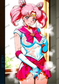 セーラームーン ちびうさ　美少女戦士セーラームーン　A4サイズ ポスター 高精細ポスター イラスト 同人 高品質 アニメ 86A9P