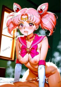 セーラームーン ちびうさ　美少女戦士セーラームーン　A4サイズ ポスター 高精細ポスター イラスト 同人 高品質 アニメ 86A9U