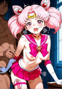 セーラームーン ちびうさ　美少女戦士セーラームーン　A4サイズ ポスター 高精細ポスター イラスト 同人 高品質 アニメ 86AA0