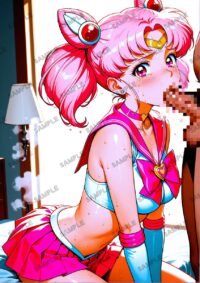 セーラームーン ちびうさ　美少女戦士セーラームーン　A4サイズ ポスター 高精細ポスター イラスト 同人 高品質 アニメ 86AA4