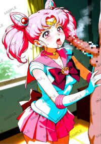 セーラームーン ちびうさ　美少女戦士セーラームーン　A4サイズ ポスター 高精細ポスター イラスト 同人 高品質 アニメ 86AAH
