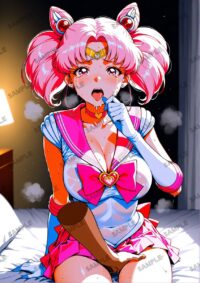 セーラームーン ちびうさ　美少女戦士セーラームーン　A4サイズ ポスター 高精細ポスター イラスト 同人 高品質 アニメ 86AAM