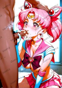 セーラームーン ちびうさ　美少女戦士セーラームーン　A4サイズ ポスター 高精細ポスター イラスト 同人 高品質 アニメ 86AAO