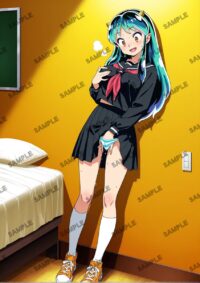 うる星やつら ラム A4サイズ ポスター 高精細ポスター イラスト 同人 高品質 アニメ 93A44