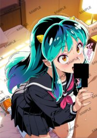 うる星やつら ラム A4サイズ ポスター 高精細ポスター イラスト 同人 高品質 アニメ 93A4S