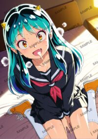 うる星やつら ラム A4サイズ ポスター 高精細ポスター イラスト 同人 高品質 アニメ 93A4T