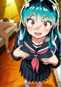 うる星やつら ラム A4サイズ ポスター 高精細ポスター イラスト 同人 高品質 アニメ 93A66