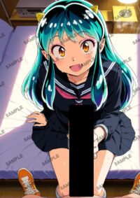 うる星やつら ラム A4サイズ ポスター 高精細ポスター イラスト 同人 高品質 アニメ 93A7W