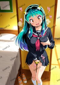 うる星やつら ラム A4サイズ ポスター 高精細ポスター イラスト 同人 高品質 アニメ 93A8P