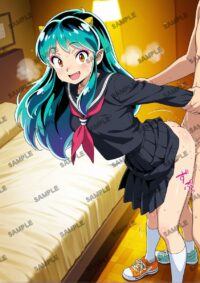 うる星やつら ラム A4サイズ ポスター 高精細ポスター イラスト 同人 高品質 アニメ 93A8S
