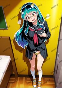 うる星やつら ラム A4サイズ ポスター 高精細ポスター イラスト 同人 高品質 アニメ 93A92