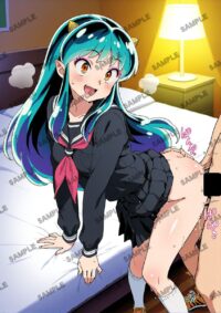 うる星やつら ラム A4サイズ ポスター 高精細ポスター イラスト 同人 高品質 アニメ 93AAL