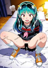 うる星やつら ラム A4サイズ ポスター 高精細ポスター イラスト 同人 高品質 アニメ 93ABY